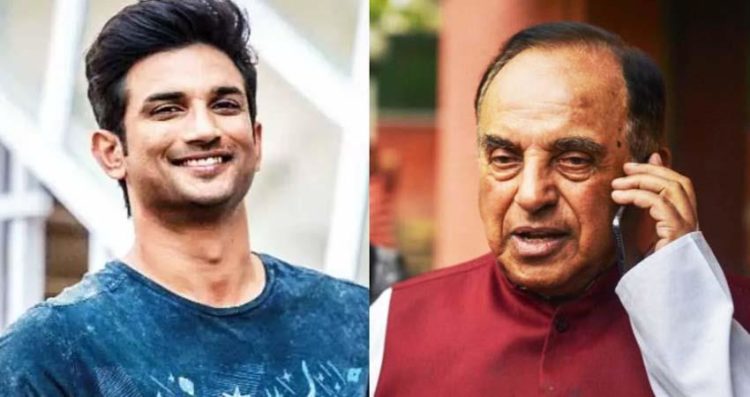 sushant murdered case subramaniam swamy